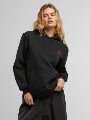 Queen Card EMB Fluffy Hoody black XXL