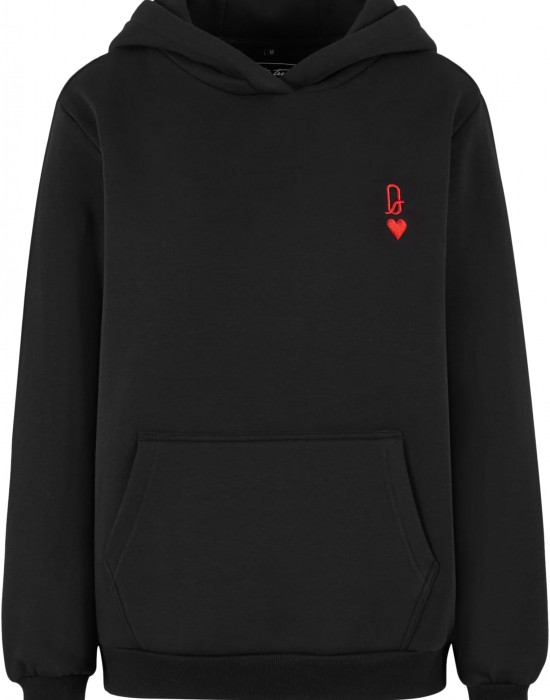 Queen Card EMB Fluffy Hoody black XXL