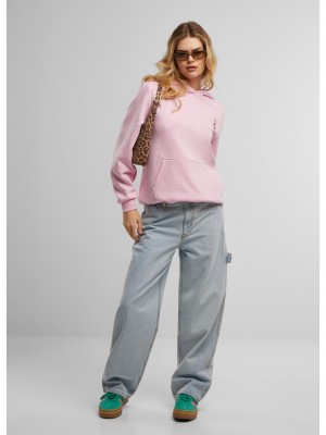 Queen Card EMB Fluffy Hoody softpink XXL