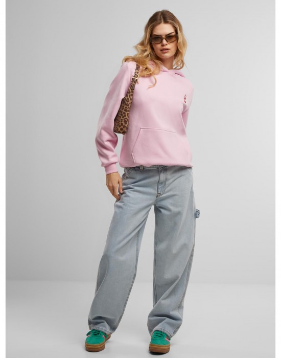 Queen Card EMB Fluffy Hoody softpink XXL