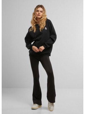 Flying Butterfly EMB Fluffy Hoody black XXL