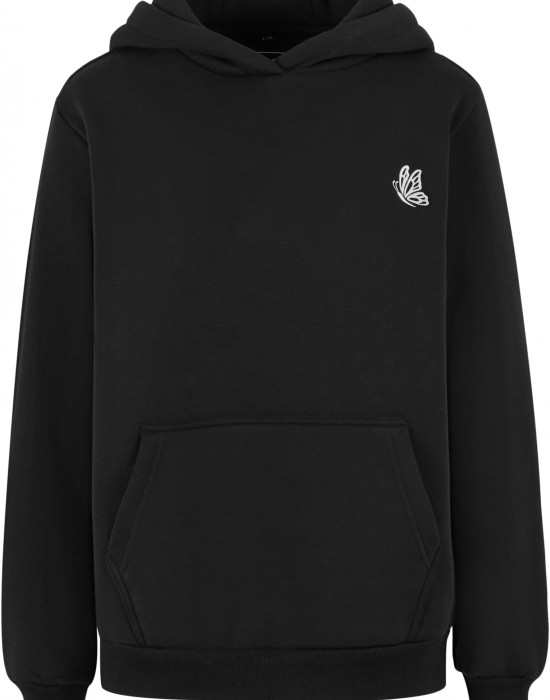 Flying Butterfly EMB Fluffy Hoody black XXL