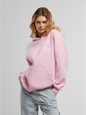 Chill Vibes EMB Fluffy Hoody softpink XXL