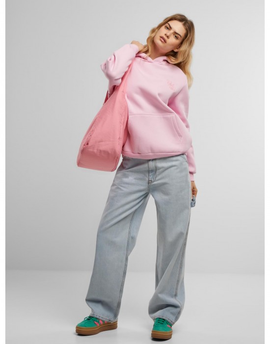 Chill Vibes EMB Fluffy Hoody softpink XXL