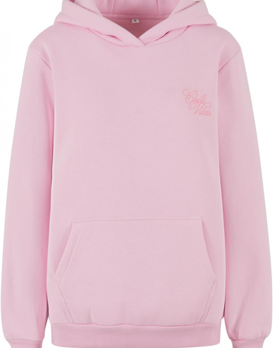 Chill Vibes EMB Fluffy Hoody softpink XXL
