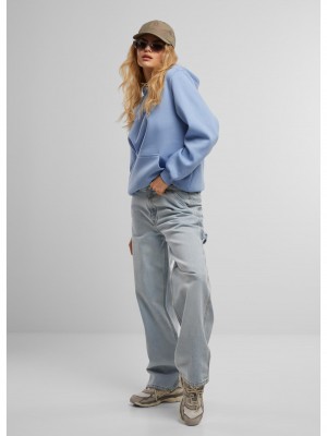 Just Another EMB Fluffy Hoody powderblue XXL