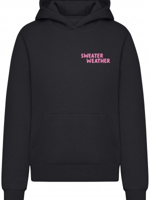 Sweater Weather Ladies Fluffy Hoody black XXL