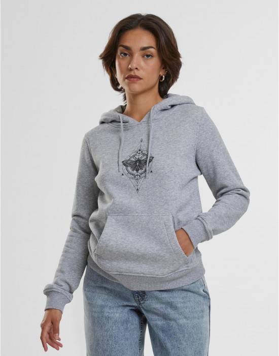 Ladies Moth Hoody heather grey XXL