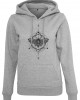 Ladies Moth Hoody heather grey XXL