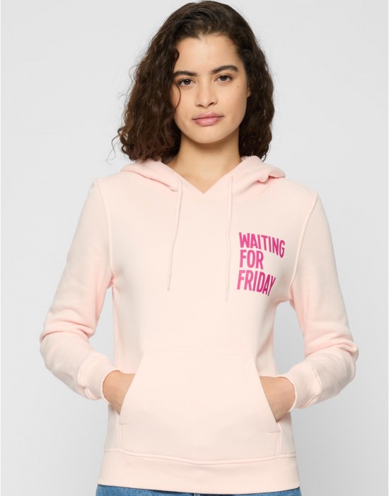 Ladies Waiting For Friday Hoody pink XXL