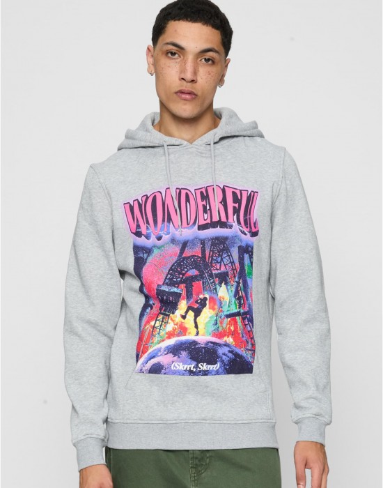 Wonderful Hoody heather grey XXL