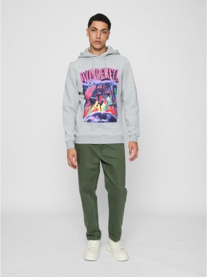 Wonderful Hoody heather grey XXL