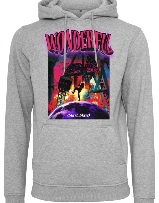 Wonderful Hoody heather grey XXL