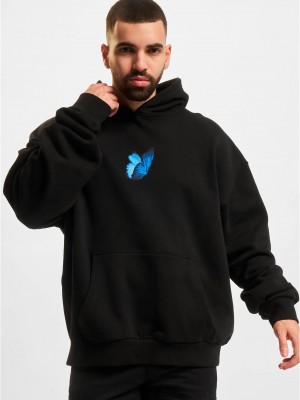 Le Papillon Heavy Oversize Hoody black XXL
