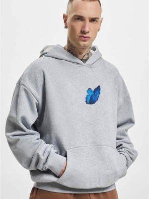 Le Papillon Heavy Oversize Hoody grey XXL