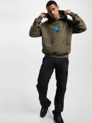 Le Papillon Heavy Oversize Hoody olive XXL