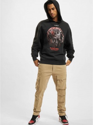 Flying High Hoodie acid black XXL