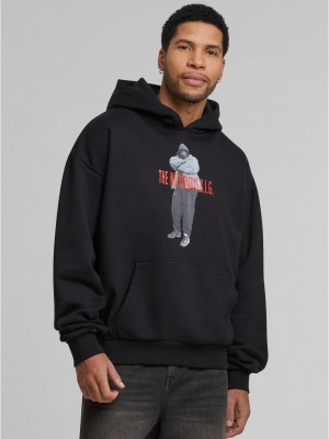 Biggie Smalls Concrete Heavy Oversize Hoody black XXL