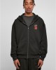 Puffer Peace Heavy Oversize Zip Hoody black XXL