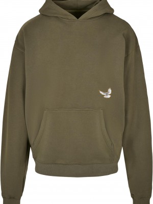 K-Dot Heavy Oversize Hoody olive XXL