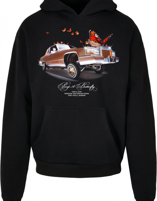 Pimp a Butterfly Heavy Oversize Hoody black XXL Pimp a Butterfly Heavy Oversize Hoody black XXL