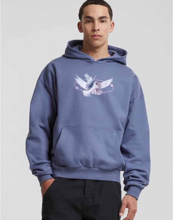 Vive La Liberte Oversize Hoody vintageblue XXL Vive La Liberte Oversize Hoody vintageblue XXL