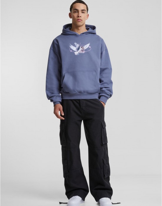 Vive La Liberte Oversize Hoody vintageblue XXL Vive La Liberte Oversize Hoody vintageblue XXL