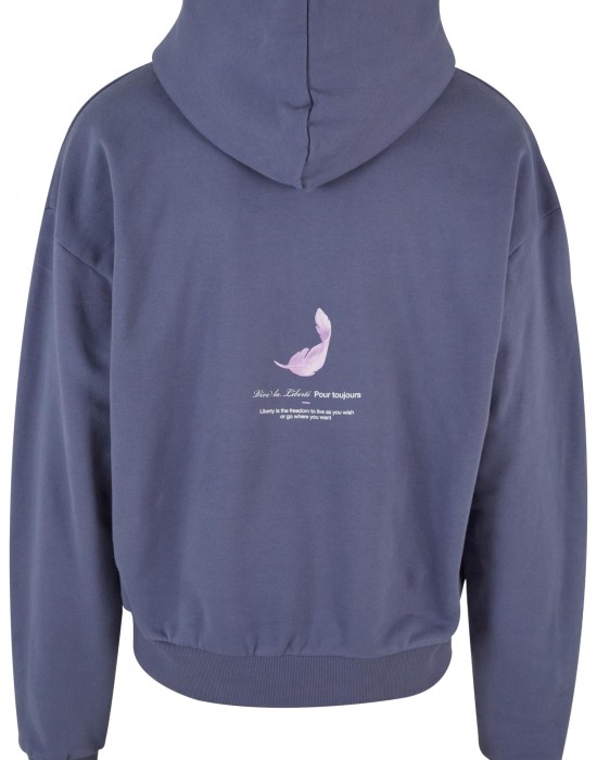 Vive La Liberte Oversize Hoody vintageblue XXL Vive La Liberte Oversize Hoody vintageblue XXL