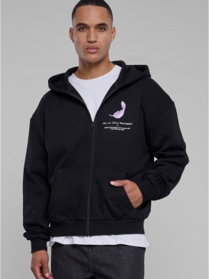 Vive La Liberte Heavy Oversize Zip Hoody black XXL