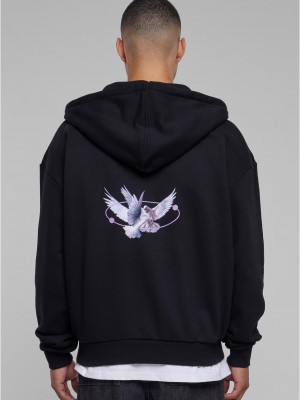 Vive La Liberte Heavy Oversize Zip Hoody black XXL