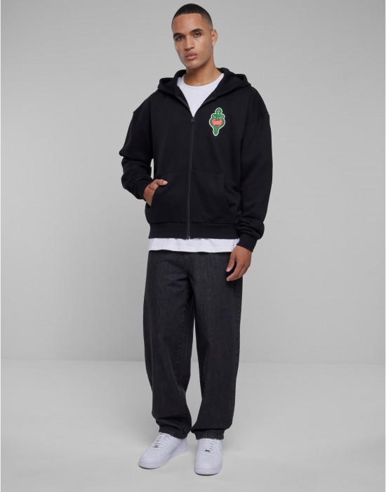 Santa Monica Heavy Oversize Zip Hoody black XXL Santa Monica Heavy Oversize Zip Hoody black XXL