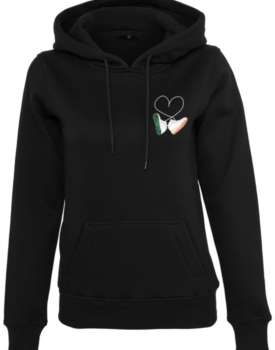 Ladies Kicks Love EMB Hoody black XS