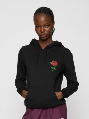 Ladies Rose Hoody black XS