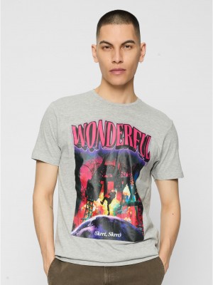 Wonderful Tee heather grey XXL