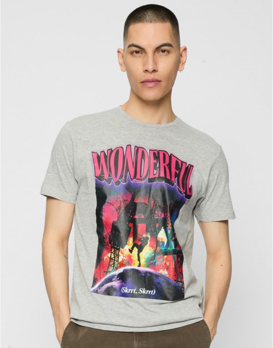 Wonderful Tee heather grey XXL Wonderful Tee heather grey XXL