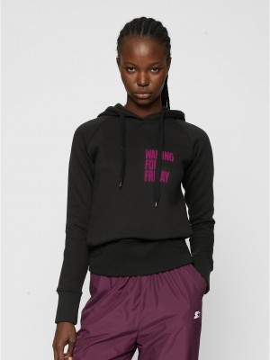 Ladies Waiting For Friday Hoody black XS