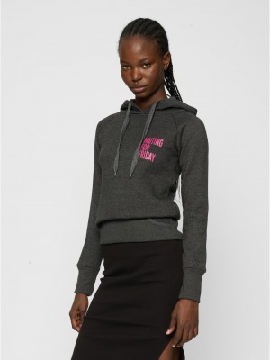Ladies Waiting For Friday Hoody charcoal XS
