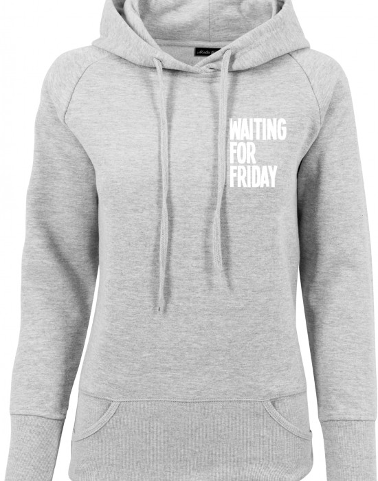 Ladies Waiting For Friday Hoody grey XS