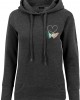 Damen Ladies Kicks Love EMB Hoody charcoal XS