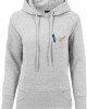 Damen Ladies Kicks Love EMB Hoody grey XS