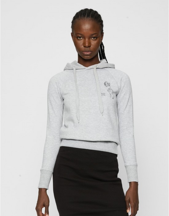 Ladies Only Love Hoody grey XS