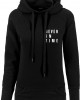 Ladies Never On Time  Hoody black XS