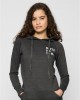 Ladies Never On Time  Hoody charcoal XS