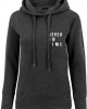 Ladies Never On Time  Hoody charcoal XS
