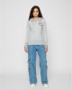 Ladies Never On Time  Hoody grey XS