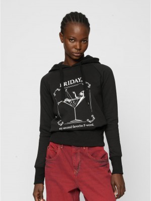 Ladies F-Word Hoody black XS