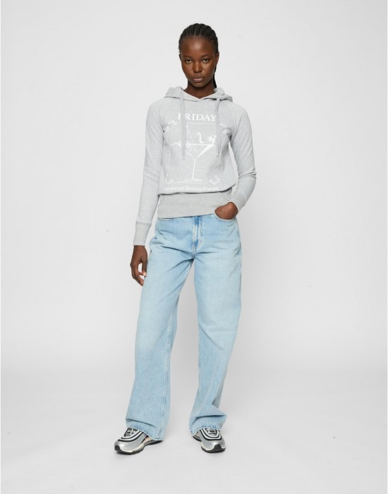 Ladies F-Word Hoody grey XS