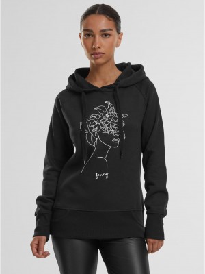 Ladies One Line Fruit Hoody black XS