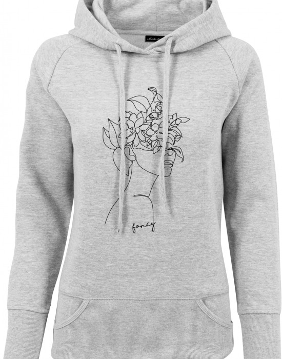 Ladies One Line Fruit Hoody grey XS