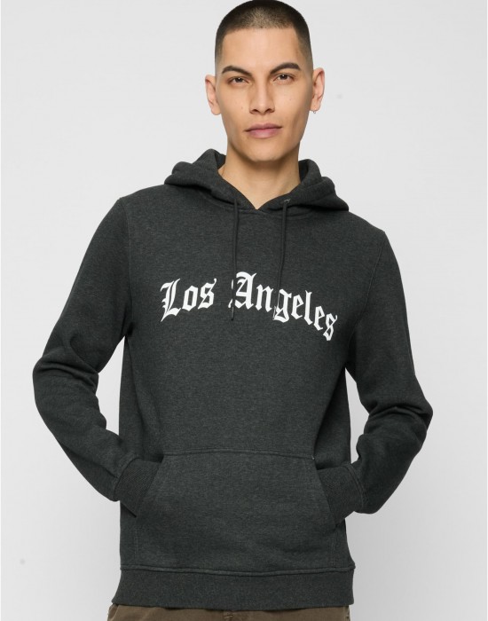 Los Angeles Wording Hoody charcoal XS Los Angeles Wording Hoody charcoal XS